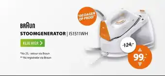 Expert Braun IS1511WH Wit/oranje aanbieding