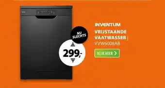 Expert Inventum VVW6008AB Zwart aanbieding