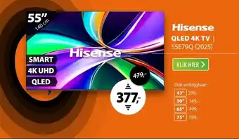 Expert Hisense QLED 55E79Q (2025) aanbieding