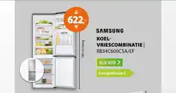 Expert Samsung RB34C600CSA/EF Zilver aanbieding