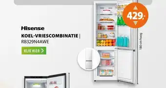 Expert Hisense RB329N4AWE aanbieding