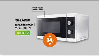 Expert Sharp YC-MG01E-W Wit aanbieding