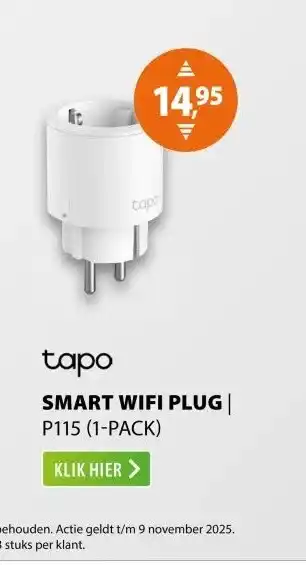 Expert Tapo P115 (1-pack) aanbieding