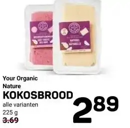 Ekoplaza Your Organic Nature KOKOSBROOD aanbieding