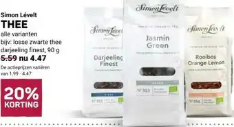 Ekoplaza Simon Levelt THEE aanbieding