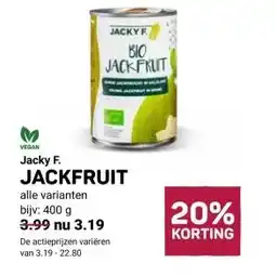 Ekoplaza Jacky F. JACKFRUIT aanbieding
