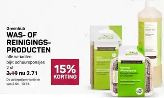 Ekoplaza WAS-OF REINIGINGS- PRODUCTEN aanbieding