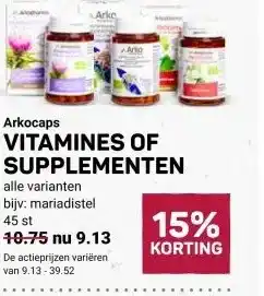 Ekoplaza VITAMINES OF SUPPLEMENTEN aanbieding