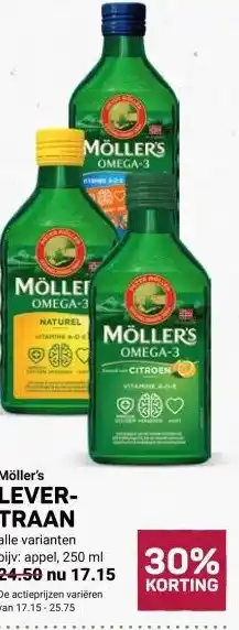 Ekoplaza Möller's LEVER- TRAAN aanbieding