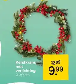 Xenos Kerstkrans met verlichting aanbieding