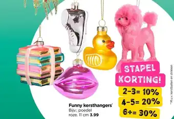 Xenos Funny kersthangers* aanbieding