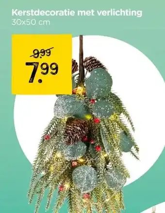 Xenos Kerstdecoratie met verlichting aanbieding