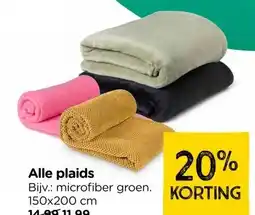 Xenos Alle plaids aanbieding