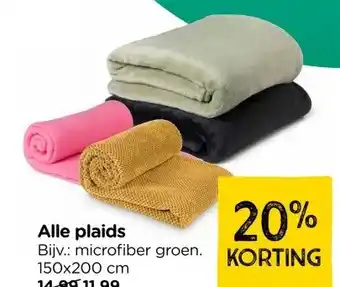 Xenos Alle plaids aanbieding
