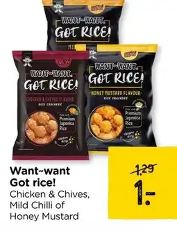 Xenos Want-want Got rice! aanbieding