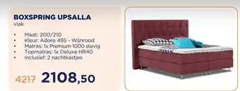 BOXSPRING UPSALLA vlak