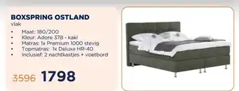 TotaalBED BOXSPRING OSTLAND elektrisch aanbieding