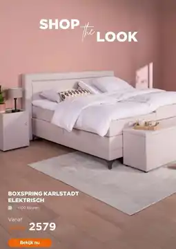 TotaalBED Boxspring Karlstadt elektrisch aanbieding