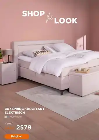TotaalBED Boxspring Karlstadt elektrisch aanbieding