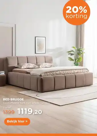 TotaalBED Bed Brugge | 140 x 200 cm | Cyber 676, lever aanbieding
