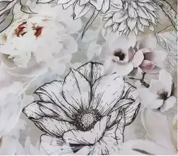 TotaalBED Dekbedovertrek Flourisch Sand aanbieding