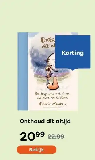 The Read Shop Onthoud dit altijd aanbieding