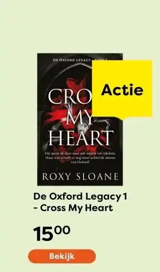 The Read Shop De Oxford Legacy 1 - Cross My Heart aanbieding