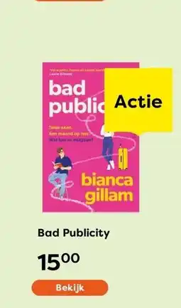 The Read Shop Bad Publicity aanbieding