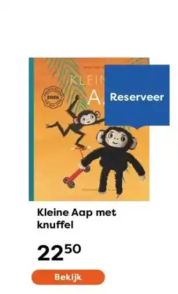 The Read Shop Kleine Aap met knuffel aanbieding
