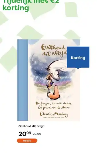 The Read Shop Onthoud dit altijd aanbieding