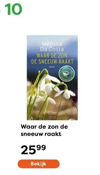 The Read Shop Waar de zon de sneeuw raakt aanbieding