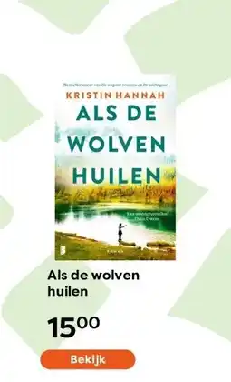 The Read Shop Als de wolven huilen aanbieding