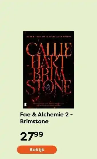 The Read Shop Fae & Alchemie 2 - Brimstone aanbieding