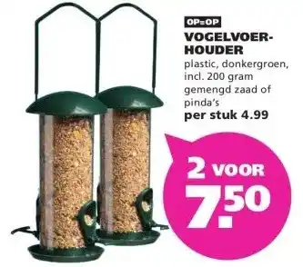 Ranzijn VOGELVOER- HOUDER aanbieding