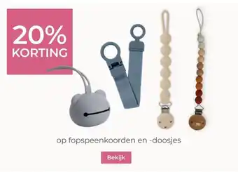 Prenatal fopspeenkoorden en -doosjes aanbieding