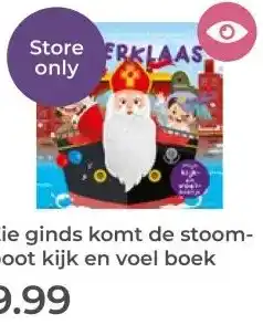 Prenatal Zie ginds komt de stoom- boot kijk en voel boek aanbieding