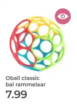 Prenatal Oball classic bal rammelaar aanbieding