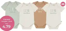 Prenatal Prénatal romper i love aanbieding