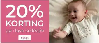Prenatal i love collectie aanbieding