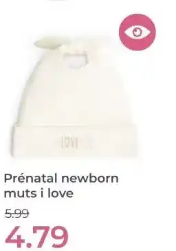 Prenatal Prénatal newborn muts i love aanbieding