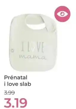 Prenatal Prénatal i love slab aanbieding