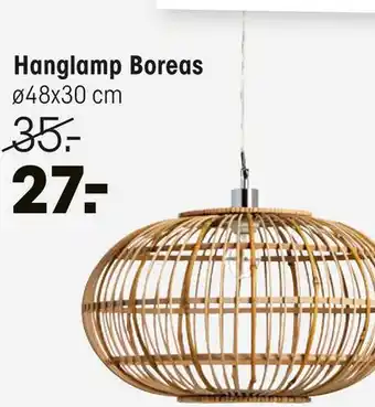 Kwantum Hanglamp Boreas ø48x30 cm aanbieding