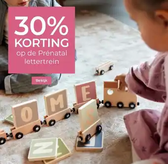 Prenatal de Prénatal lettertrein aanbieding