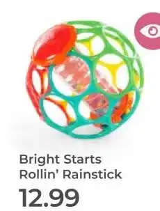 Prenatal Bright Starts Rollin' Rainstick aanbieding