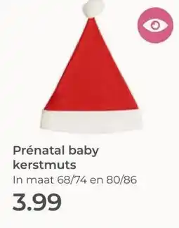 Prenatal Prénatal baby kerstmuts aanbieding