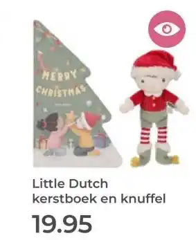Prenatal Little Dutch kerstboek en knuffel aanbieding