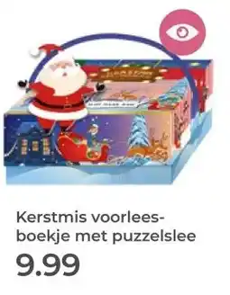 Prenatal Kerstmis voorlees- boekje met puzzelslee aanbieding