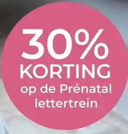 Prenatal de Prénatal lettertrein aanbieding
