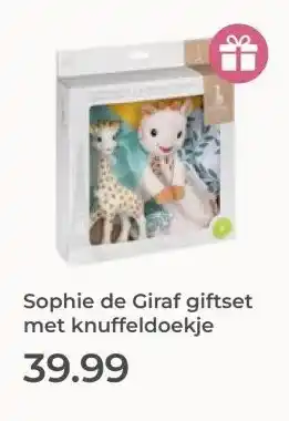 Prenatal Sophie de Giraf giftset met knuffeldoekje aanbieding