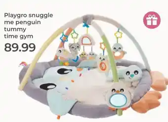 Prenatal Playgro snuggle me penguin tummy time gym aanbieding